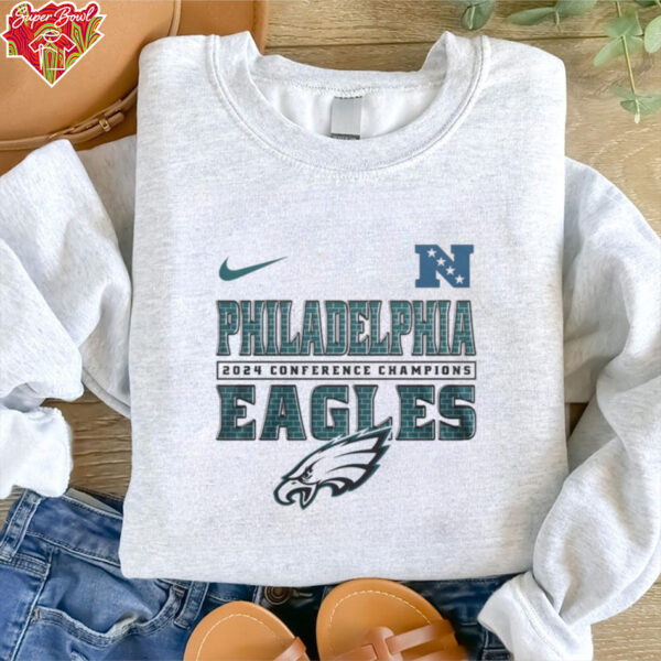 Philadelphia Eagles 2024 Conference Champions Hoodie T Shirt