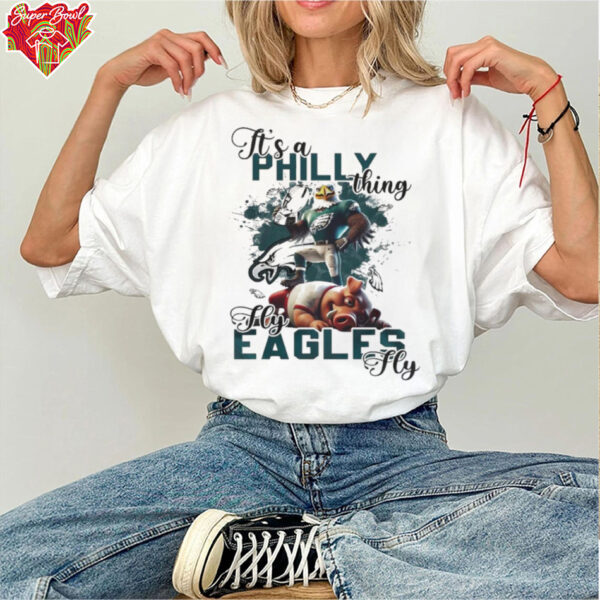 Philadelphia Eagles 2024 NFC Championship It’s A Philly Thing Fly Eagles Fly T Shirt