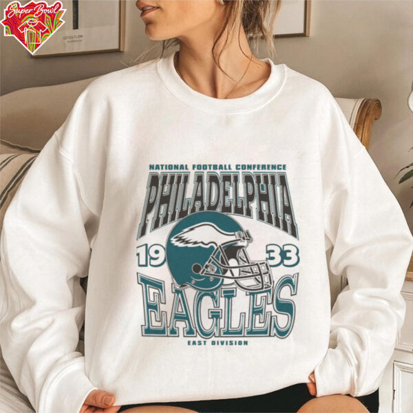 Philadelphia Eagles Classic Team Helmet Long Sleeve T Shirt