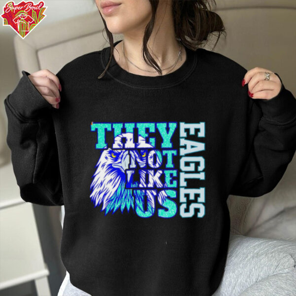 Philly Eagles they not like us 2025 lights shirt