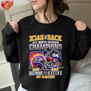 Back 2 Back Afc North Division Champions Baltimore Ravens shirt