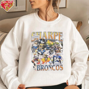 Shannon Sharpe Denver Broncos football graphic shirt