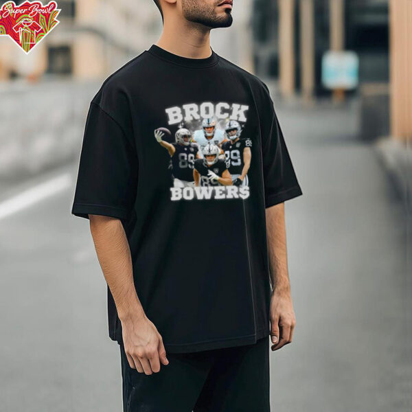 Raiders Brock Bowers T Shirts