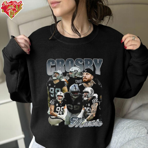 Raiders Madd Maxx Crosby Collage T Shirts