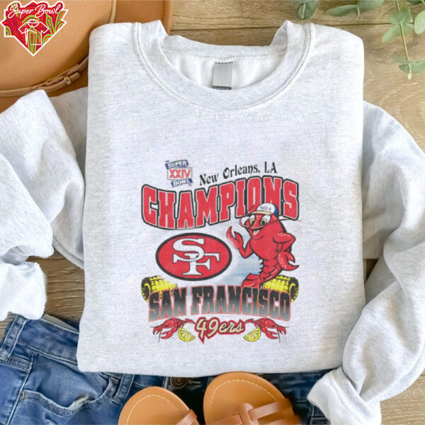 San Francisco 49ers Super Bowl Champions XXIV New Orleans Shirt