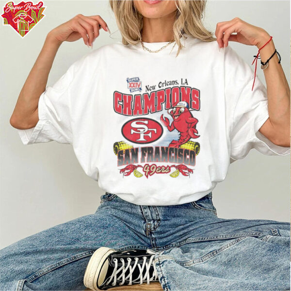 San Francisco 49ers Super Bowl Champions XXIV New Orleans Shirt