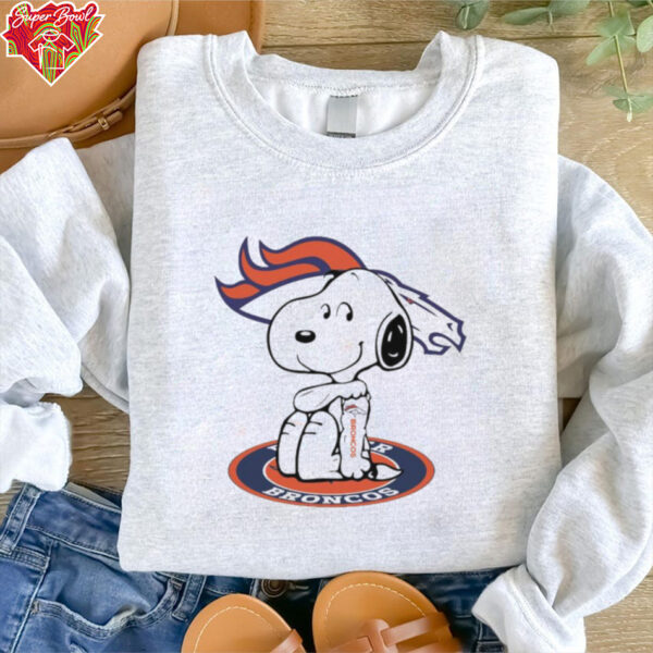 Snoopy Tattoo Denver Broncos Logo Shirt