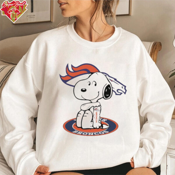 Snoopy Tattoo Denver Broncos Logo Shirt