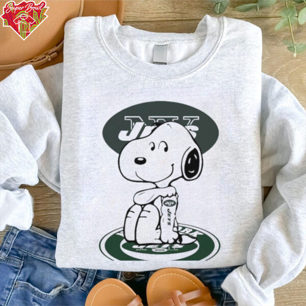 Snoopy Tattoo New York Jets Logo Shirt