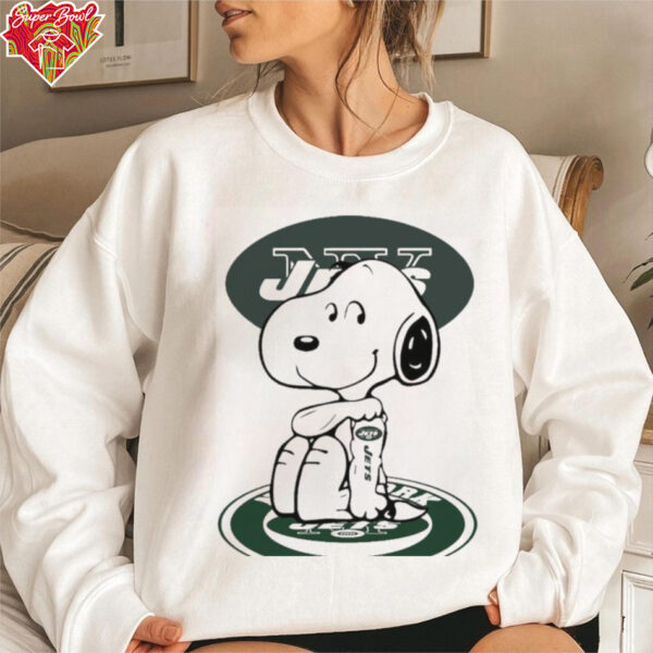 Snoopy Tattoo New York Jets Logo Shirt