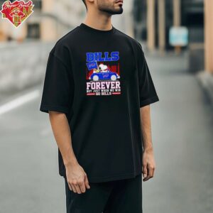 Snoopy Buffalo Bills forever not just when we win go Bills skyline shirt