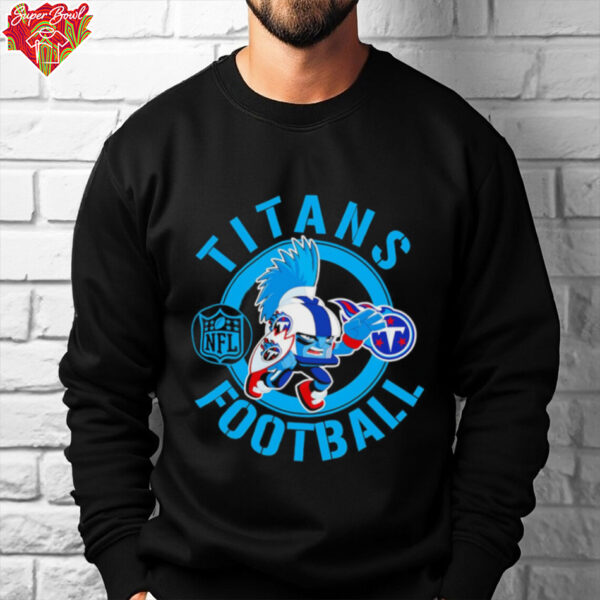 Tennessee Titans football NFL Rush Zone Cartoon Character shirt