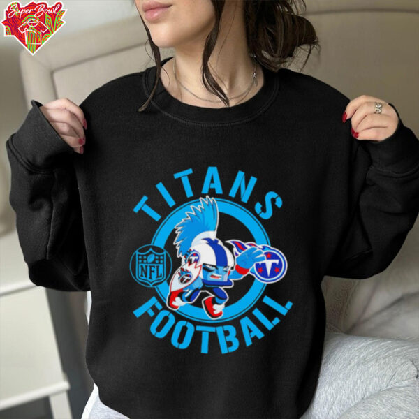 Tennessee Titans football NFL Rush Zone Cartoon Character shirt