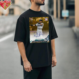 Official Ichiro Suzuki Topps Certified Autograph Issue National Baseball Hall Of Fame Class Of 2025 Signature Poster t shirt