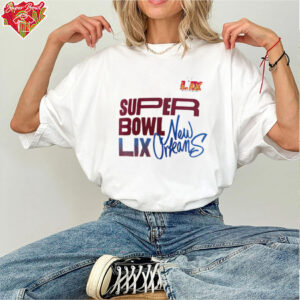 Super Bowl LIX New Orleans 2025 logo shirt