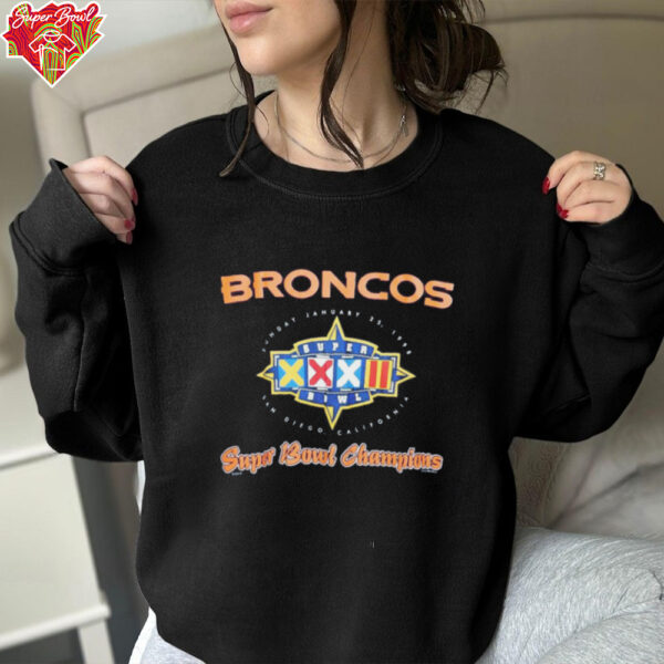 Vintage 1998 Denver Broncos Nfl Super Bowl Champions Nwt Unworn T Shirt