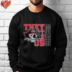 Tampa Bay Buccaneers they not like us 2025 lights shirt