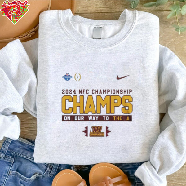 Washington Commanders Nike 2024 NFC Champions Shirt