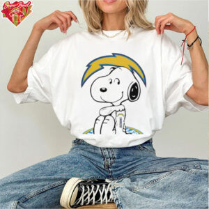 Snoopy Tattoo Los Angeles Chargers Logo Shirt