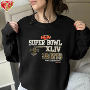 New Orleans Saints “Own The Moment” Super Bowl XLIV T shirt