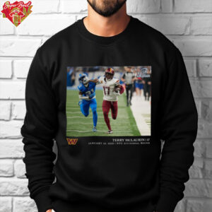 Terry McLaurin Black Washington Commanders NFL Flash Features Divisional Round T Shirt