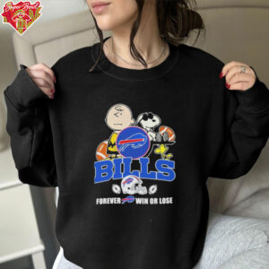 Official Buffalo Bills Forever Win Or Lose Snoopy Shirt