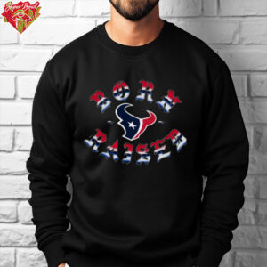 Born X Raised Houston Texans Metal Rocker  T Shirt