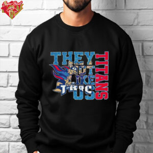 Official Glitter Tennessee Titans They Not Like Us 2025 T Shirts