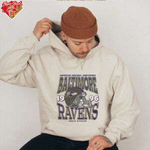 Baltimore Ravens Classic Team Helmet Long Sleeve T Shirt