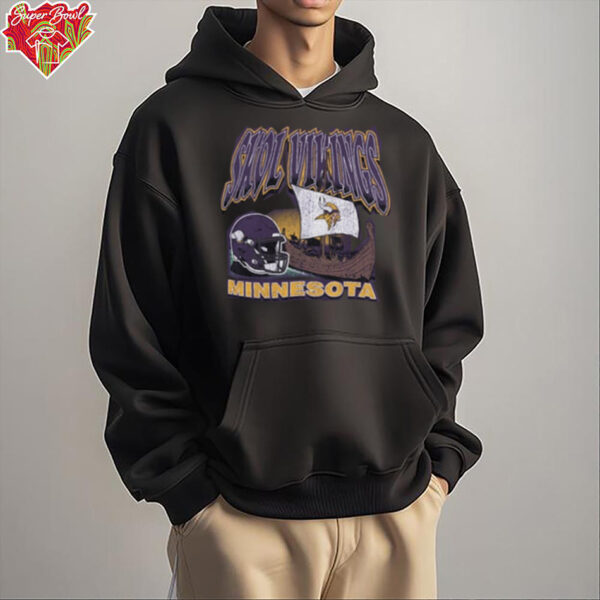 Men’s Minnesota Vikings ’47 Purple Regional Super Rival Long Sleeve T Shirt