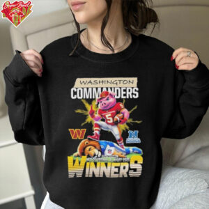 Washington Commanders Beat Detroit Lions NFL NFC Divisional Playoff 2025 Winners Mascot T Shirt