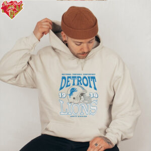 Detroit Lions Classic Team Helmet Long Sleeve T Shirt