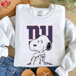 Snoopy Tattoo New York Giants Logo Shirt