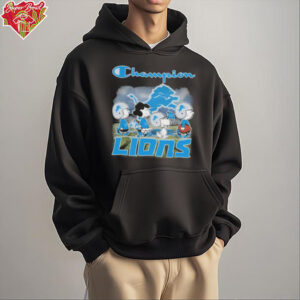 The Peanuts Characters Champion Detroit Lions Shirt