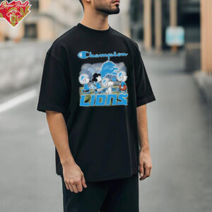 The Peanuts Characters Champion Detroit Lions Shirt