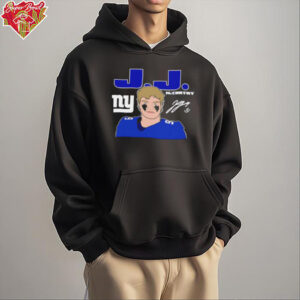 J.J. McCarthy New York Giants signature shirt