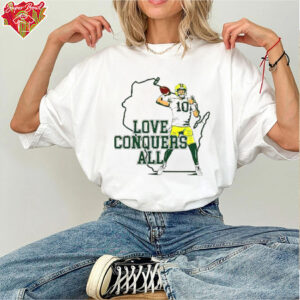 Green Bay Packers Jordan Love Conquers All shirt