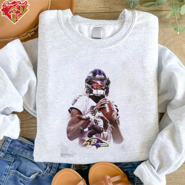 Baltimore Ravens Featuring Lamar Jackson No 8 Quarterback On Jan 20th 2025 Essentials Unisex T Shirt Essentials T Shirt