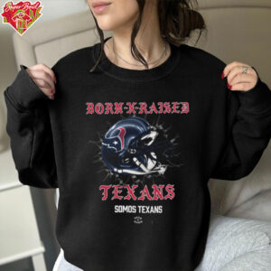 Born X Raised  Houston Texans Helmet Tee Shirt