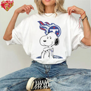 Snoopy Tattoo Tennessee Titans Logo Shirt