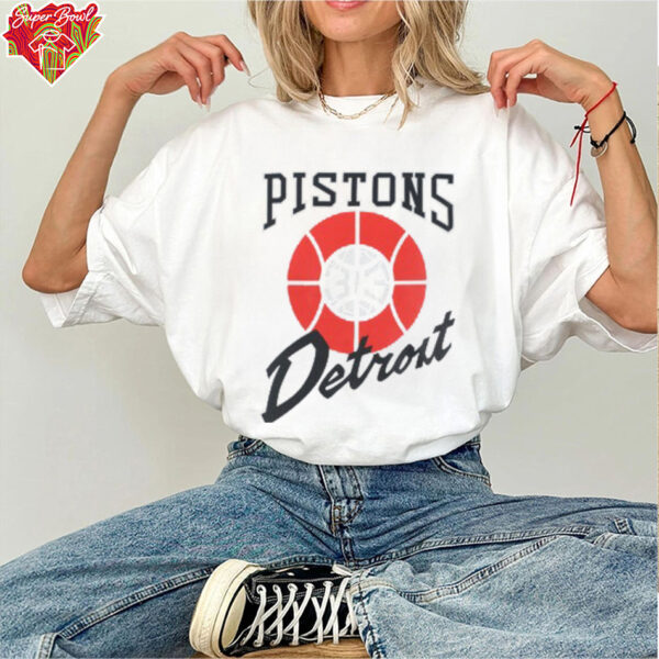 2024 25 Detroit Pistons City Edition Nike Logo T shirt