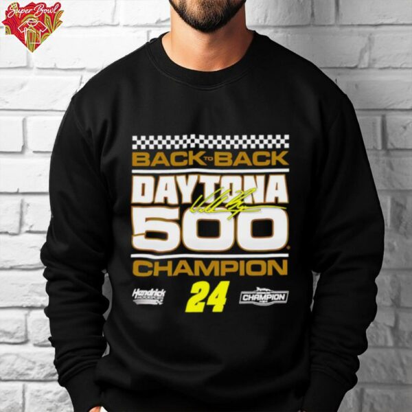 2025 Daytona 500 Champion Exclusive back to back shirt