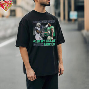 Philadelphia Eagles 26 On The Field 1 In My Heart Saquon Barkley Limited Edition T Shirt