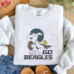 Snoopy and Woodstock go Beagles Ealges shirt