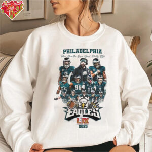 Philadelphia Eagles 2025 Take Over Super Bowl LIX Champions Phills Style Shirt