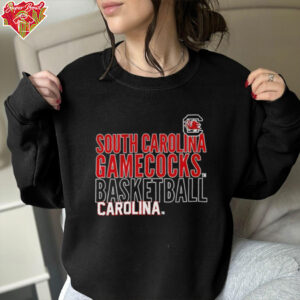 South Carolina Basketball Text Logo Overlay shirt