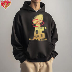 Official Kansas City Chiefs 5 Super Bowl T Shirts