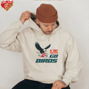 Football Mascost Retro Bird Gang Eagle Super Bowl shirt