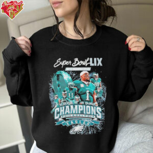 Philadelphia Eagles 2025 Super Bowl LIX Champions Shirt