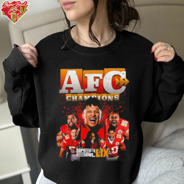 AFC Champs Super Bowl LIX Shirt, Kansas City Chiefs